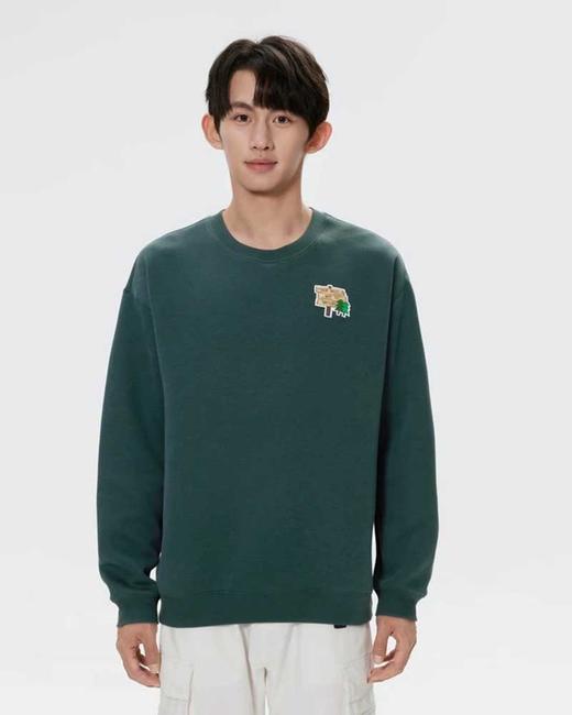 售完 THS-限时 可隆家 情侣款 圆领款插画师联名卡通印花卫衣 2色 QI142 商品图1