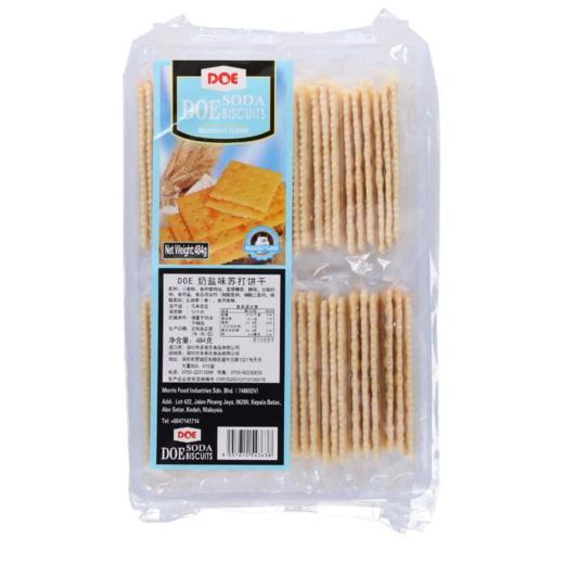 【超市】DOE奶盐味苏打饼干484g 商品图0