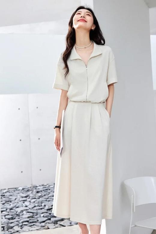 VIMLY/梵希蔓 米白色系开衫半裙休闲套装 21196 商品图5