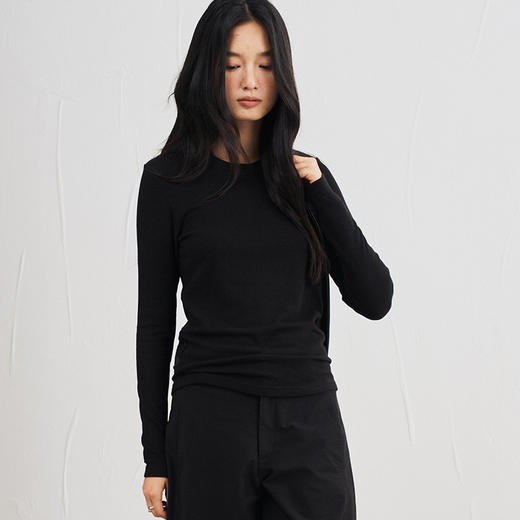 【第二件立减10元】KEMU轻绒衣2.0·羊绒修身打底｜亲肤透气，修身保暖，三种领型可选 商品图1