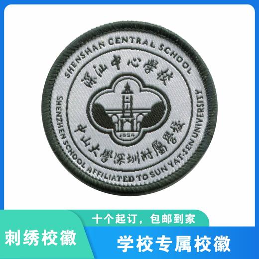通版中山大学深圳附属学校深汕中心学校校徽礼服标可缝烫现货发51 商品图1