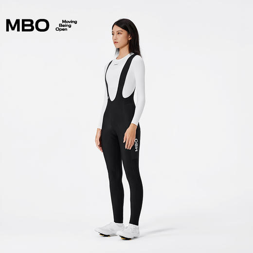 MBO LightWarm™女子秋冬储物抓绒背带骑行长裤 双箭头 T170C  (经销商专拍链接，非经销商拍单不发货) 商品图4