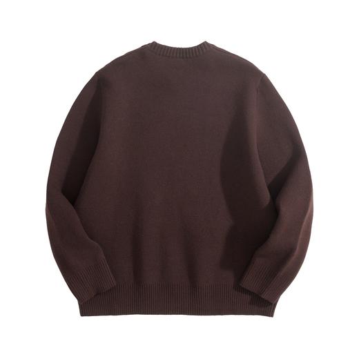 中性款肩位皮扣针织毛衣005 商品图1