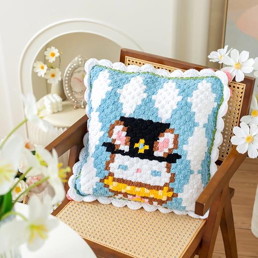 苏苏姐家童话抱枕手工编织DIY钩针材料包毛线团打发时间送礼物 商品图2