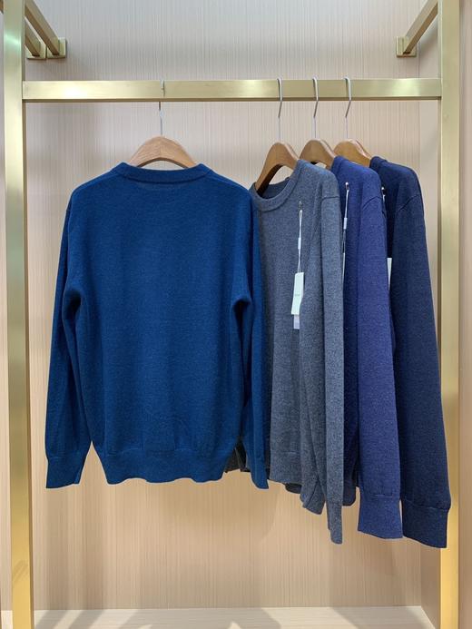 🔥衣柜必备❗️【意大利Marland男士圆领罗纹针织衫】外穿有型、内搭显贵！男士正肩打底衫，低调简约，简洁又大气  ✅亲测款，保暖性强、包裹性绝！⚠️有它保暖又不臃肿 商品图8