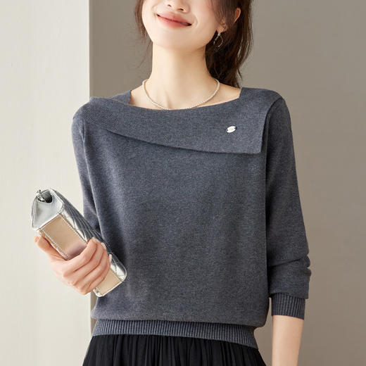 CC 27-25156小众气质可内搭外穿毛衣 商品图0