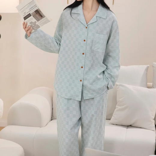 【格调家·巴洛克风长袖家居服】 睡衣 商品图8