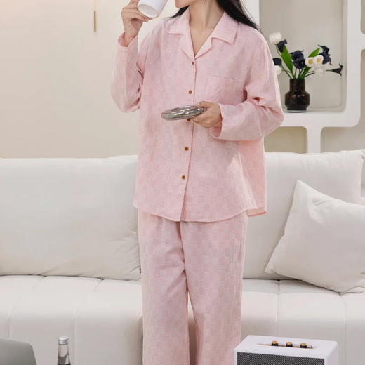 【格调家·巴洛克风长袖家居服】 睡衣 商品图6