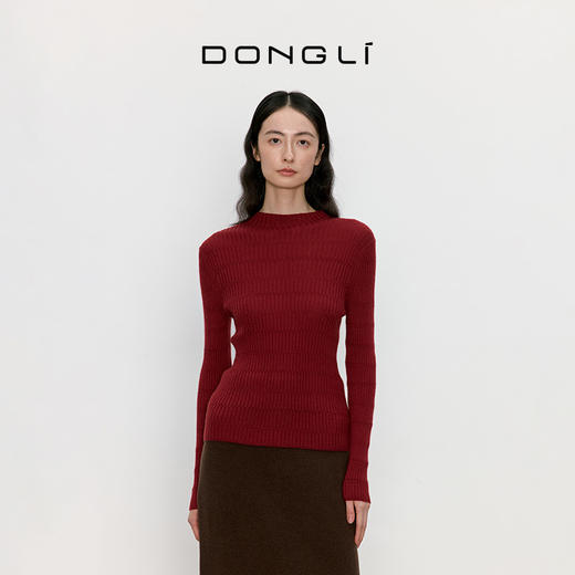 东黎 • 我不被驯化 山羊绒女士秋季半高领套衫 5158 商品图1