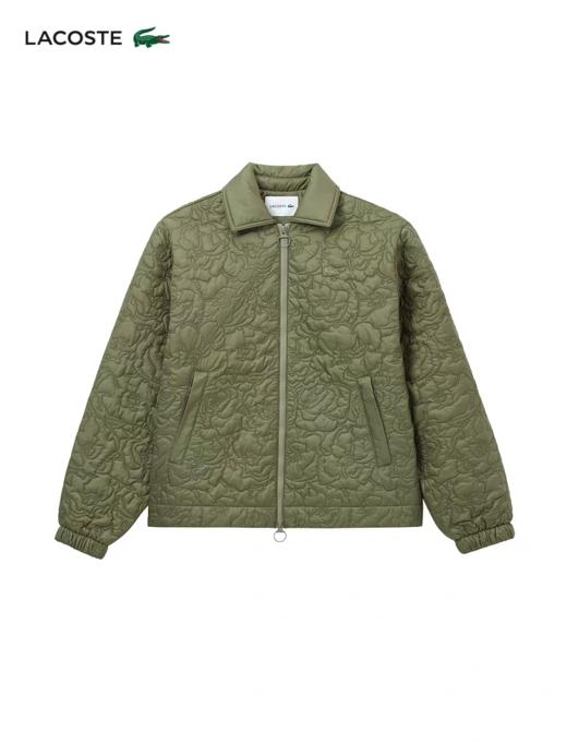 【6折】5楼法国鳄鱼LACOSTE女装冬季时尚休闲舒适保暖翻领棉服外套|BF7385-98-BMY吊牌价2590活动价1554 商品图0