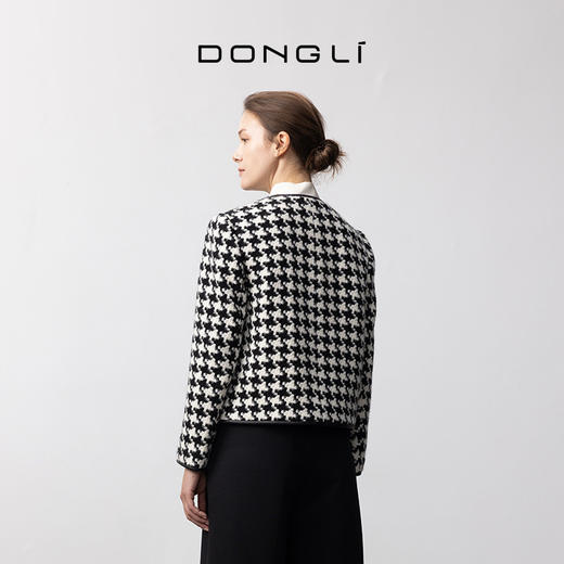 东黎 • 我不被驯化 山羊绒女士秋季皮边短款大衣 5309 商品图9