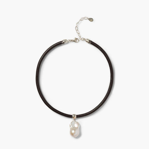 北京仓｜Chan Luu-Rosemary-珍珠 吊坠 皮革绳 项链［美国设计师］ 商品图1