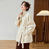 风衣外套中长款，气质休闲宽松外套HR-MUZL88091 商品缩略图1