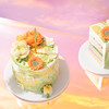 【绿野仙踪】治愈系油画风小蛋糕，花朵簇拥清新浪漫。拍照C位担当，3层夹心一次尝鲜！每一口都藏着自然的清新与治愈 商品缩略图2