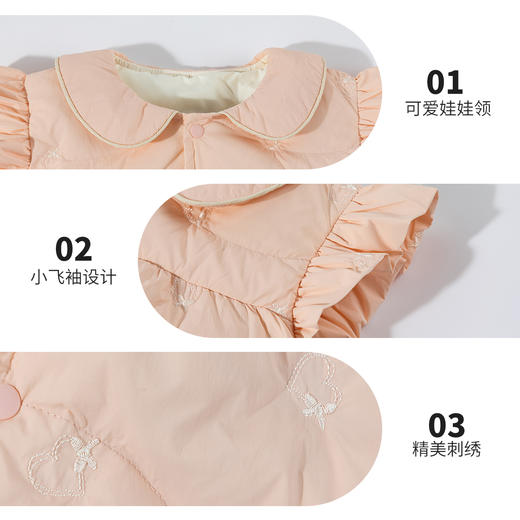贝贝怡秋冬女童羽绒马甲ZB4ES004 商品图4