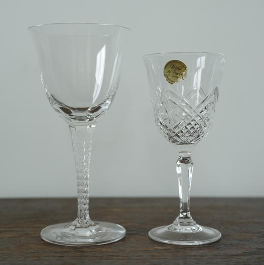 法国中古水晶高脚杯 商品图3