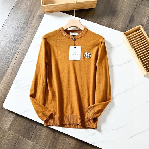 M0NCLER蒙口2025秋冬男士半高领纯色羊绒套头毛衣 商品图6