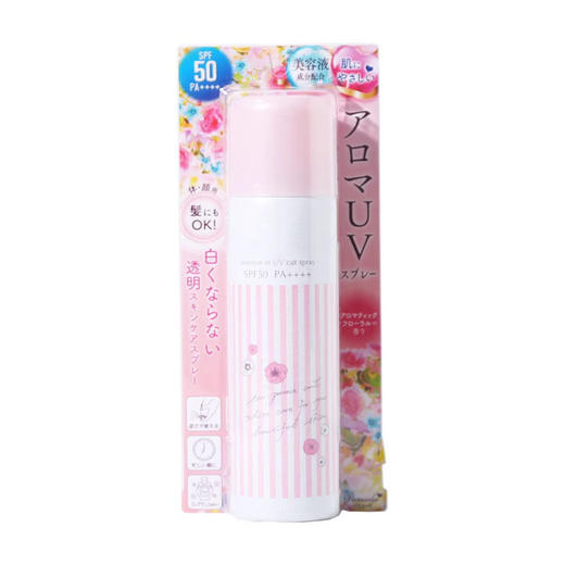 日本娜丽丝防嗮喷雾防紫外线面部spf50防水无色透明清爽不油腻90g 商品图3