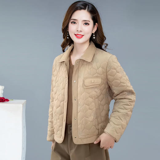 QYM 99H220-Y夹棉短款外套薄款小棉衣休闲 商品图2