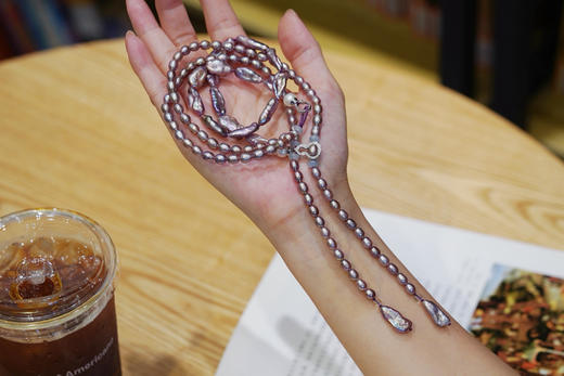 毛衣链神器｜紫色系珍珠组合 商品图8