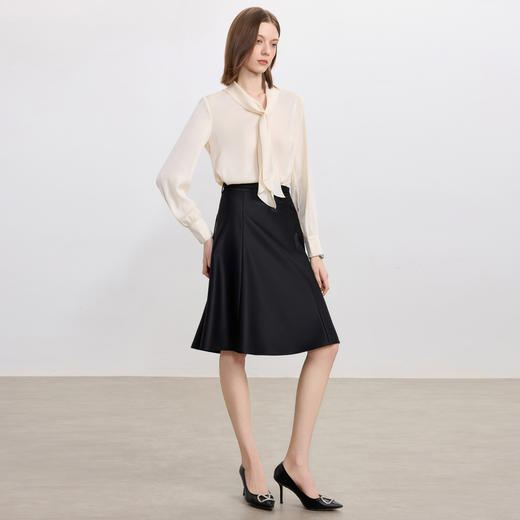 IWY/法式温柔衬衫套裙女气质时尚套裙美容院接待职业装工作服B567+S2346 商品图1