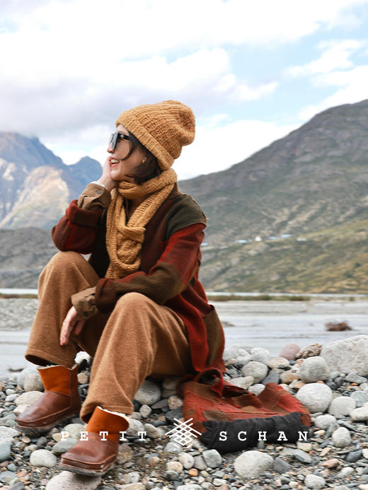 PETIT SCHAN小闪 CLO#916 Love in a Puff‌ 志明与春娇 纯羊毛擀毡工艺手工染色西装外套 商品图2