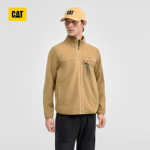 【云粉节】【95折】6楼卡特CAT秋冬款卫衣开衫浅卡其色CO3SWW36151C12，吊牌价728，现价692 商品图0