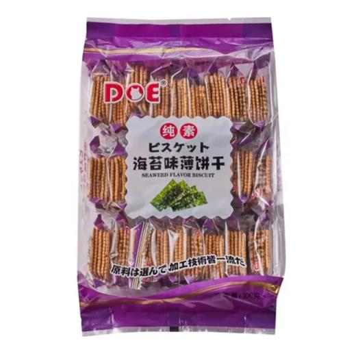 【超市】DOE苔味薄饼干300g 商品图0