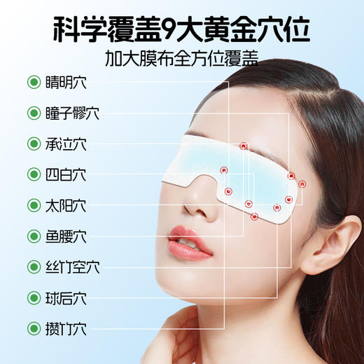 叶黄素冰敷眼罩清凉冰感舒缓眼疲劳穴位冷敷解水凝胶护眼贴 商品图5