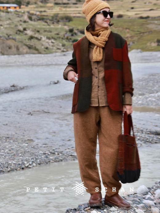 PETIT SCHAN小闪 CLO#916 Love in a Puff‌ 志明与春娇 纯羊毛擀毡工艺手工染色西装外套 商品图3