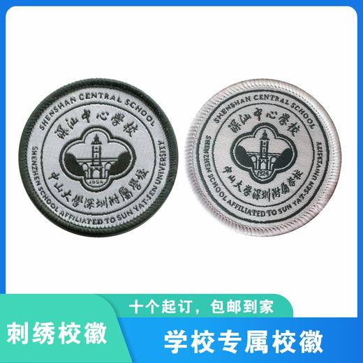 通版中山大学深圳附属学校深汕中心学校校徽礼服标可缝烫现货发51 商品图0