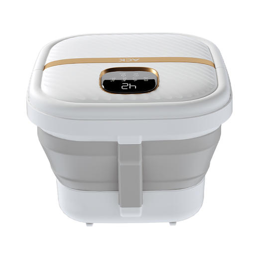 【云优选】（泡脚按摩）ACK可折叠泡脚桶ACK-B5 紫外杀jun 12档控温 指压按摩 防水触控大屏 有下排水口 配遥控智能足浴器（拆封后不支持7天无理由退换货，介意慎拍） 商品图9