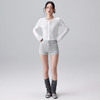 跃牌【周游世界】秋冬新款瑜伽服女纯棉透气短款休闲叠穿长袖薄外套TP0979 商品缩略图4