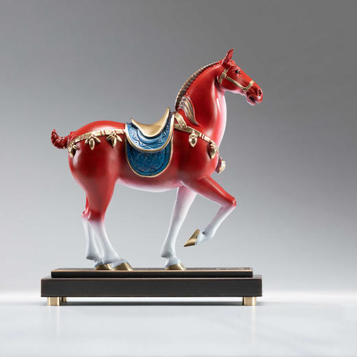 朱炳仁铜 决胜千里 铜马摆件马到成功非遗铜雕决胜千里铜马 商品图5