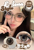 E-lensstyle半年抛 熊猫花花 黑灰/芝士卷卷 棕 14.2mm 非离子 商品缩略图1