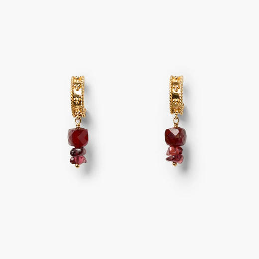 北京仓｜Chan Luu-Cressida-石榴石 吊坠 耳环［美国设计师］ 商品图0
