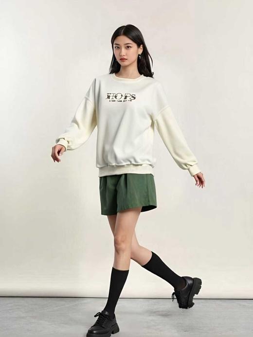 【工艺系列卫衣】刺绣款～95%棉重工拱桥刺绣卫衣-喜出 商品图0