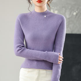 CC2025新款女士毛衣洋气高级感简约时尚打底衫秋冬内搭修身显瘦上衣