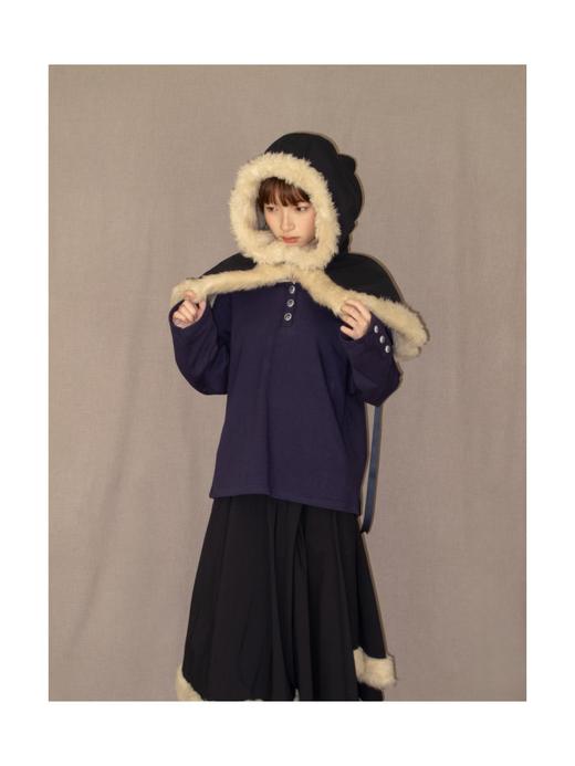 Kaiy Xiao 星星国航海系列 蕾丝海军领长袖T恤（包括蝴蝶结 商品图2