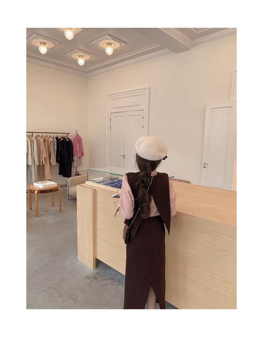 金蘑菇菇 通勤审美取向 衬衫三件套/高智感休闲小白花 商品图11