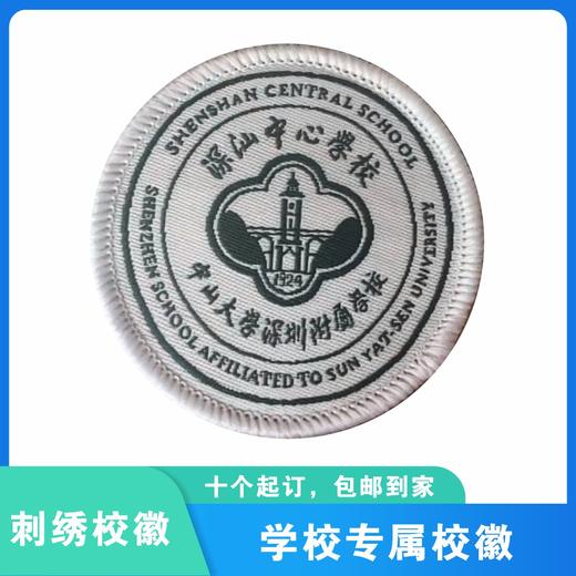 通版中山大学深圳附属学校深汕中心学校校徽礼服标可缝烫现货发51 商品图2
