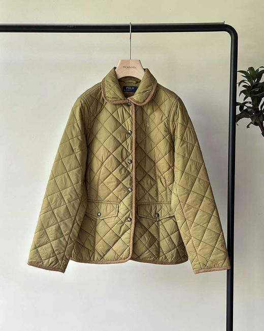 单品包邮现货 THS-无 RL马球家 经典款绗缝猎装棉服 修身叠搭外套 4色 BW399 商品图6