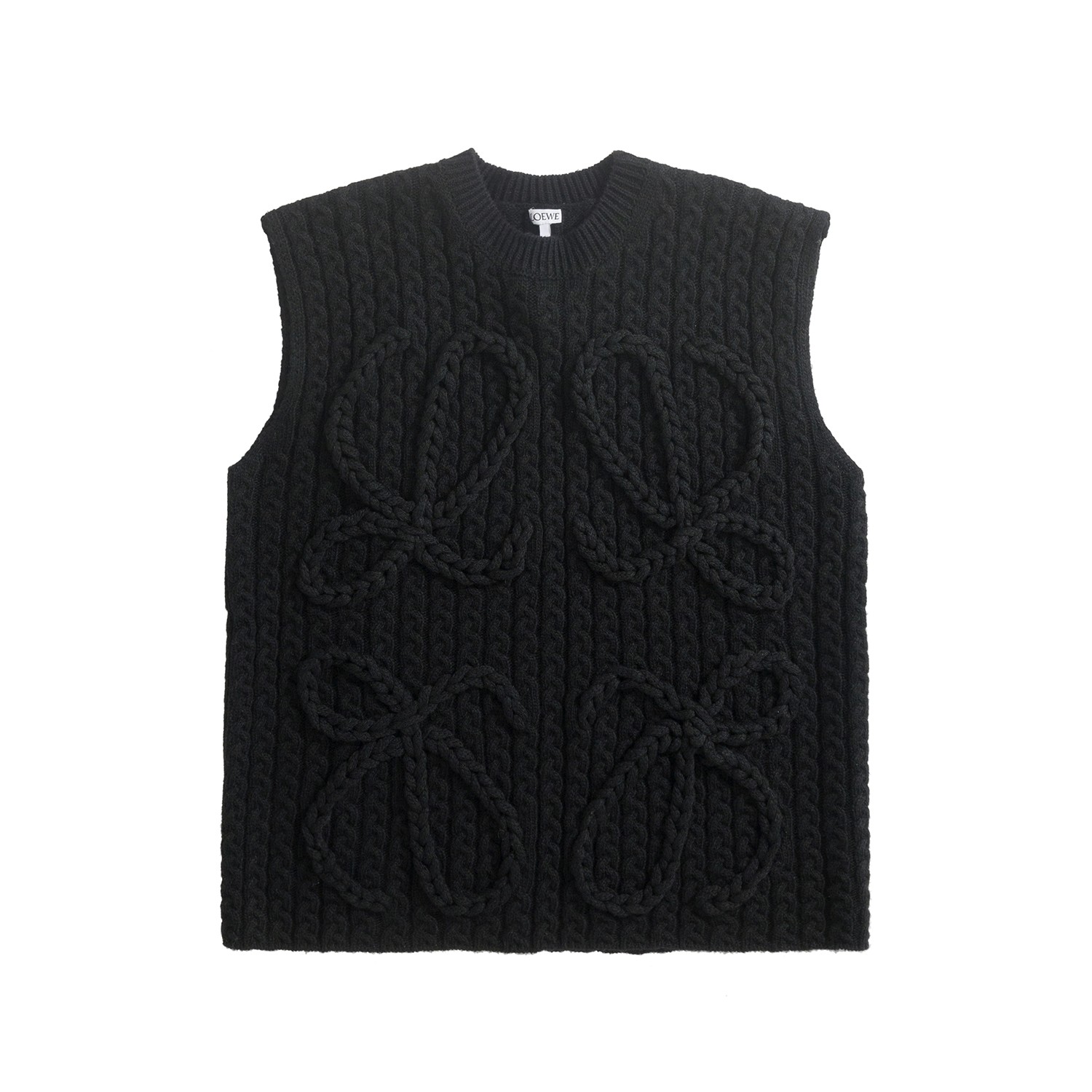 中性款编织羊毛针织毛衣背心马甲014