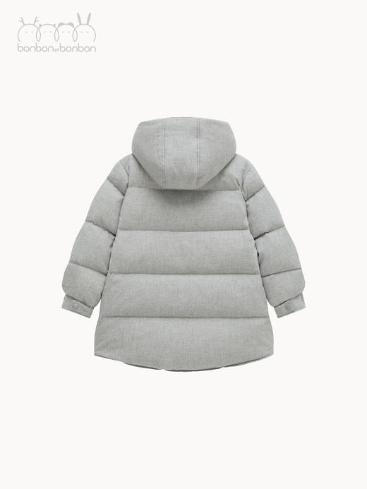 温暖磨毛连帽羽绒外套 商品图1