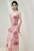 OUNIXUE/欧昵雪 粉色浪漫优雅吊带连衣裙 21188 商品缩略图1