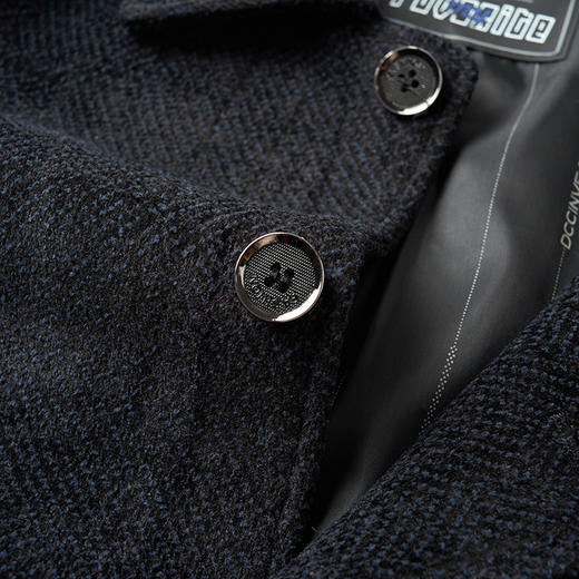 爸爸装秋冬季外套中年男士雪尼尔夹克中老年人爷爷休闲上衣 商品图3