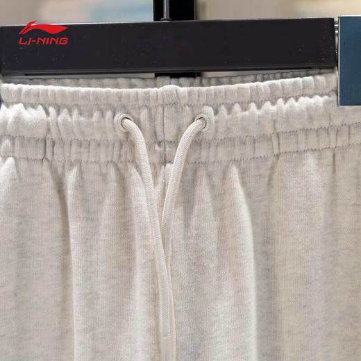 李宁卫裤女2025秋季新款运动直筒宽松运动长裤休闲裤女AKLVC12 商品图4