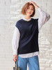 23区日系春季通勤羊毛棉混纺圆领无袖毛衣针织背心马甲商场同款 商品缩略图2