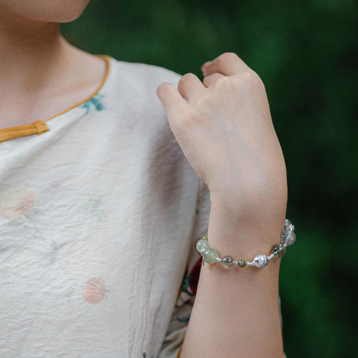 绿度母心咒绿幽灵多宝手串 | 万物叁仟 商品图7