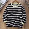 秋冬加厚条纹长T恤打底单穿110-170 商品缩略图3
